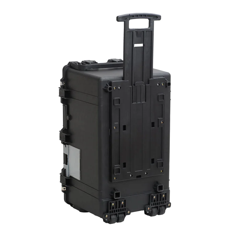 Ruedas de plástico impermeables Equipo fotográfico Hard Photographic Tool Caja de herramientas