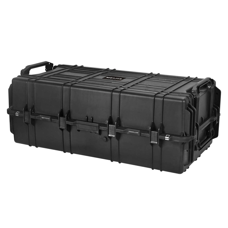 Plástico hard agua impermeable caja de herramientas largas adecuadas